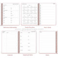 Personalized Custom A5 Undated Leather Daily Planner